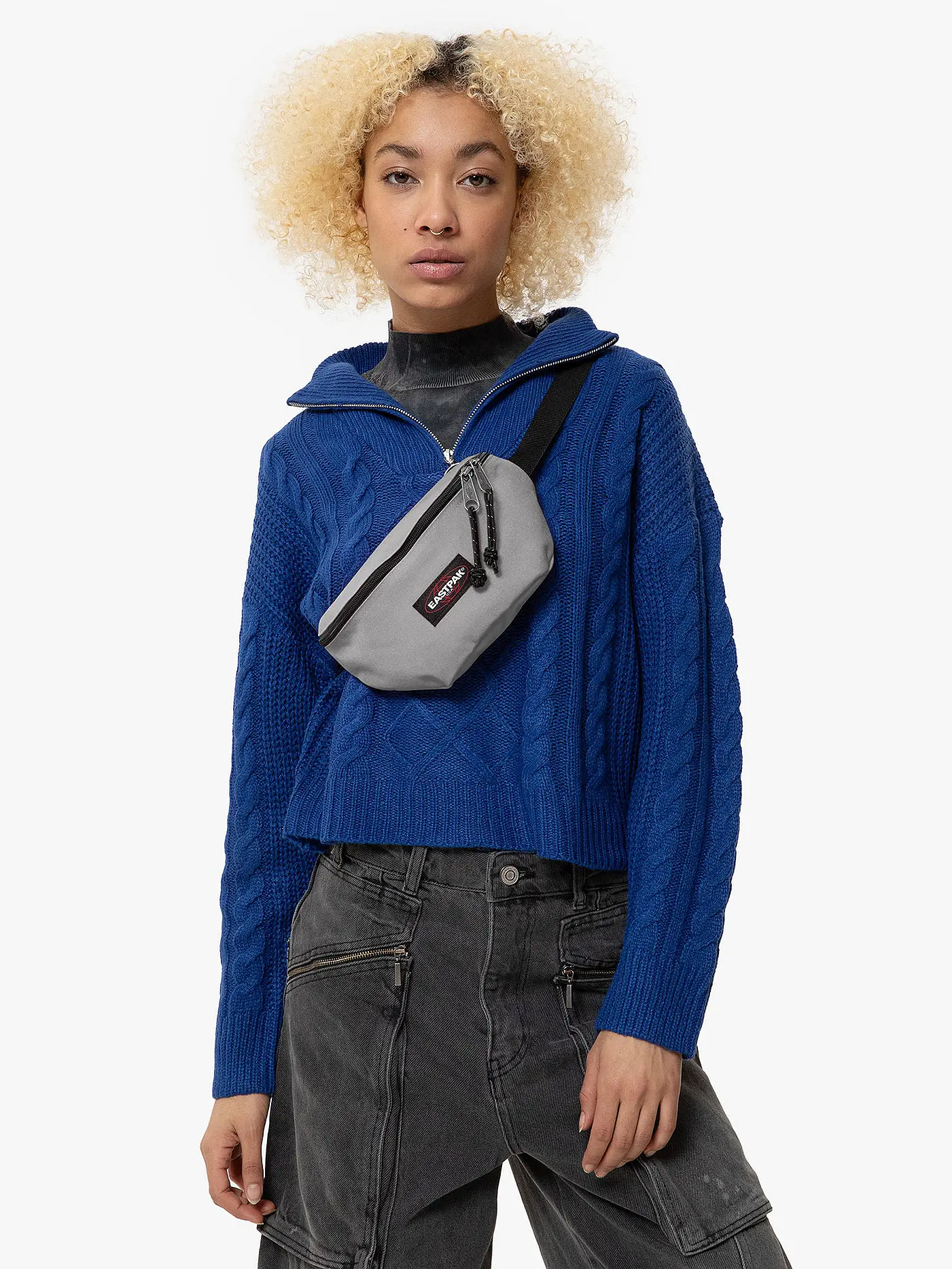 EASTPAK | Bauchtasche Springer | hellgrau